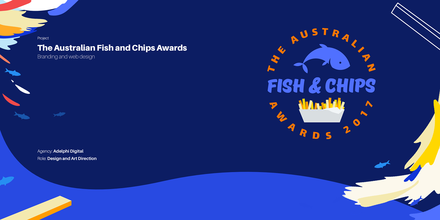 Australia fish and chips branding  design graphic design  Web Design  Logo Design campaign UI/UX Interaction design 