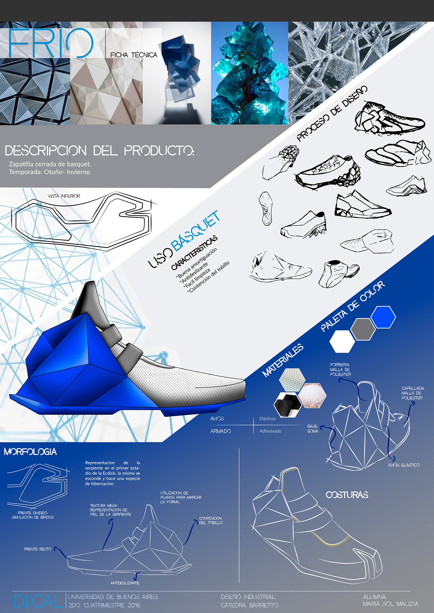 shoes sneakers concept snake serpiente 4 elementos Calzado deportivo diseño industrial