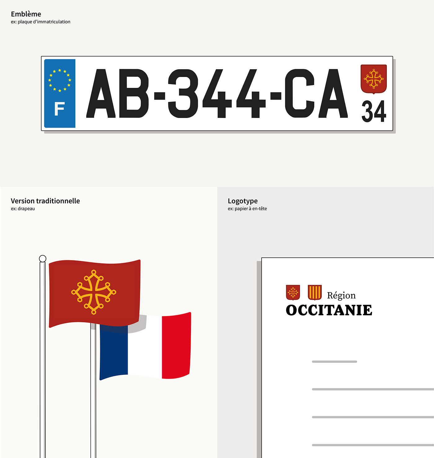 branding  france logo visual identity