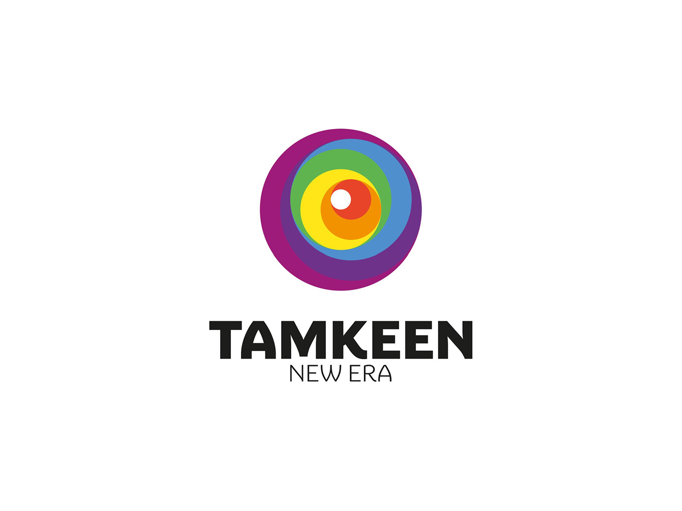 revamping logo Tamkeen brand charkas type identity