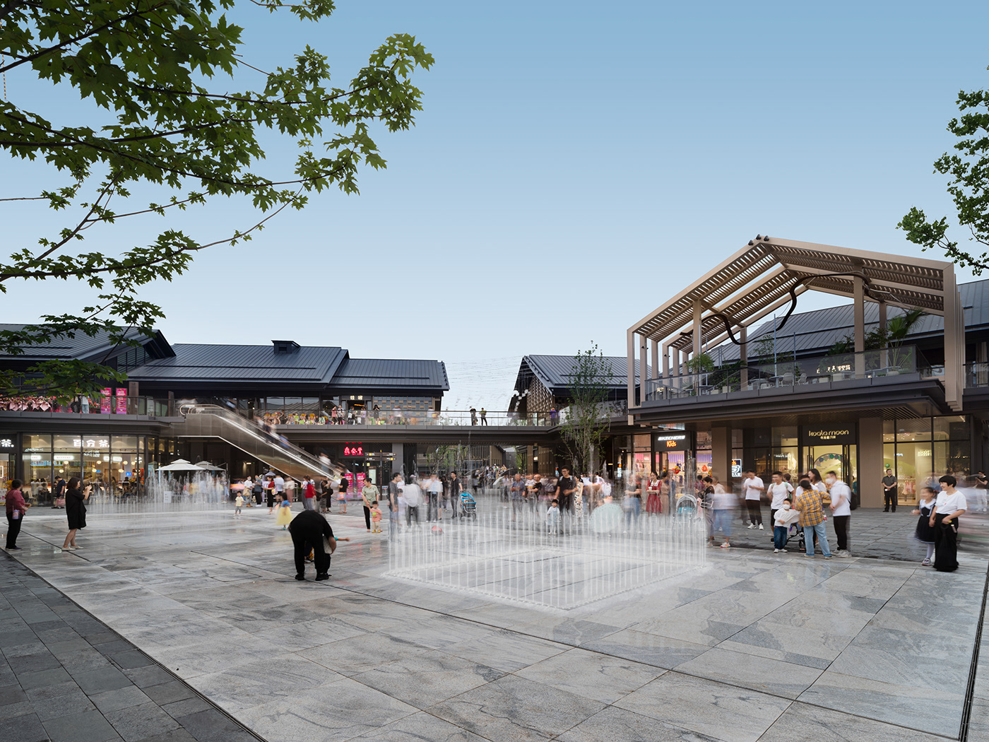 主题街区 公共空间 华润置地 商业空间设计 夏谷暑雨 艺术 装置