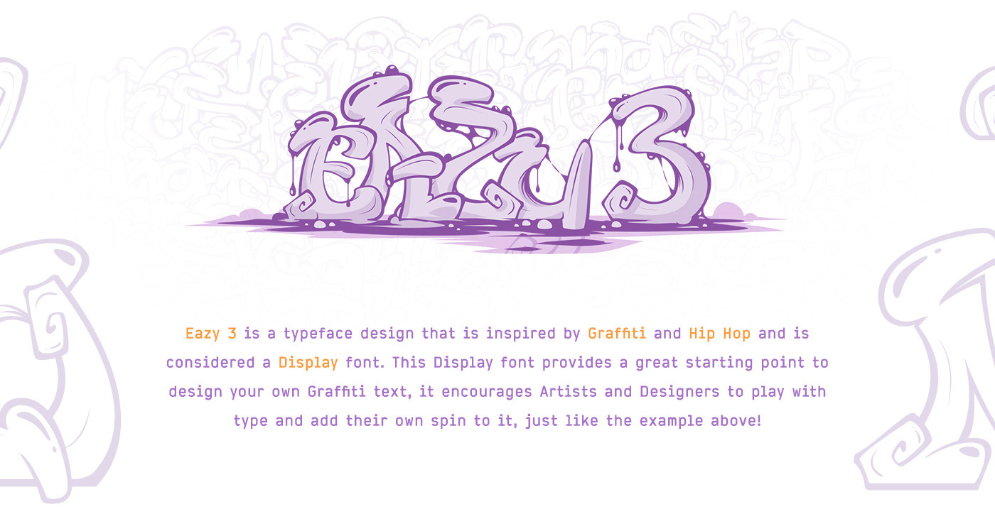 font Typeface display font freeware free graffiti art letters design