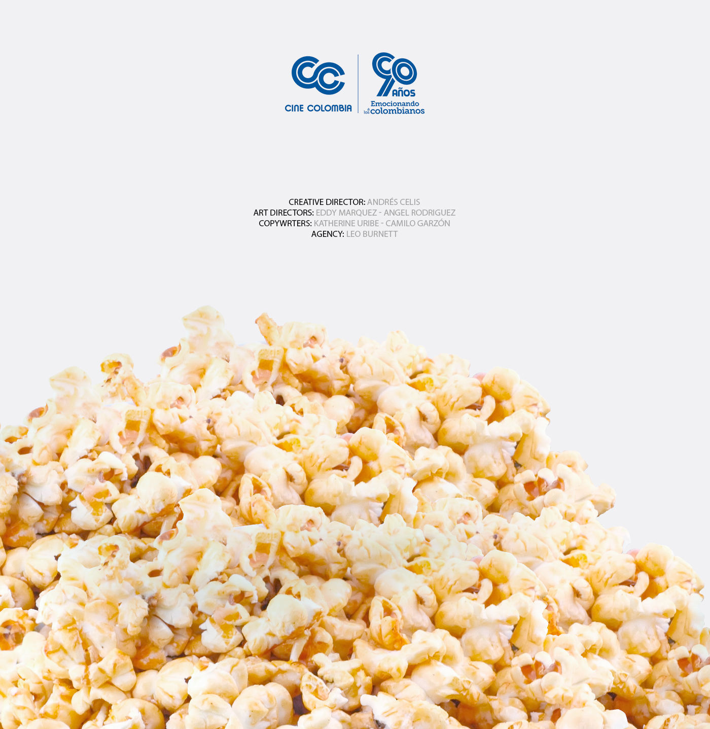 Advertising  Movies Cinema cine design social media crispetas CineColombia 3d art