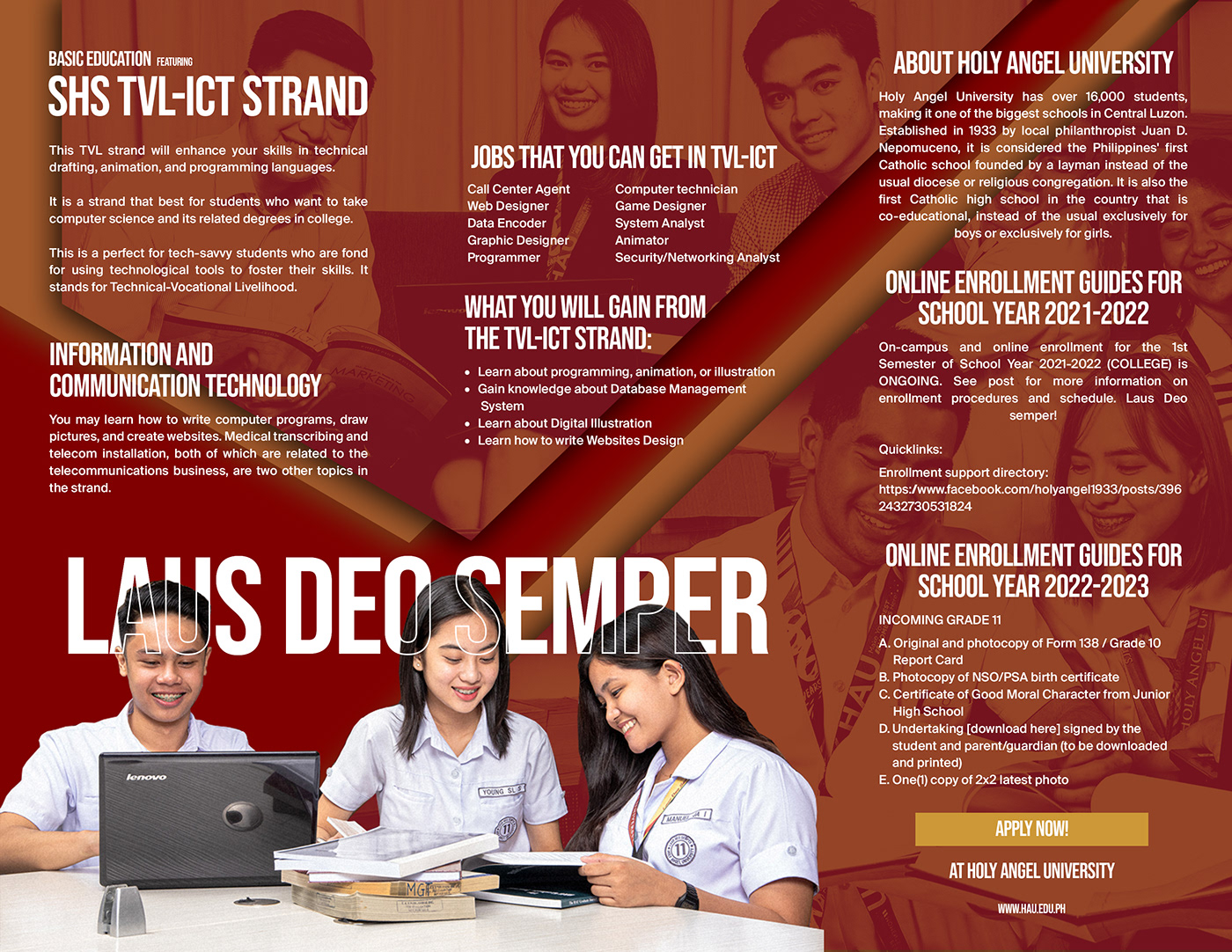 brochure design flyer graphic design  Layout marketing   photoshop School Brochure