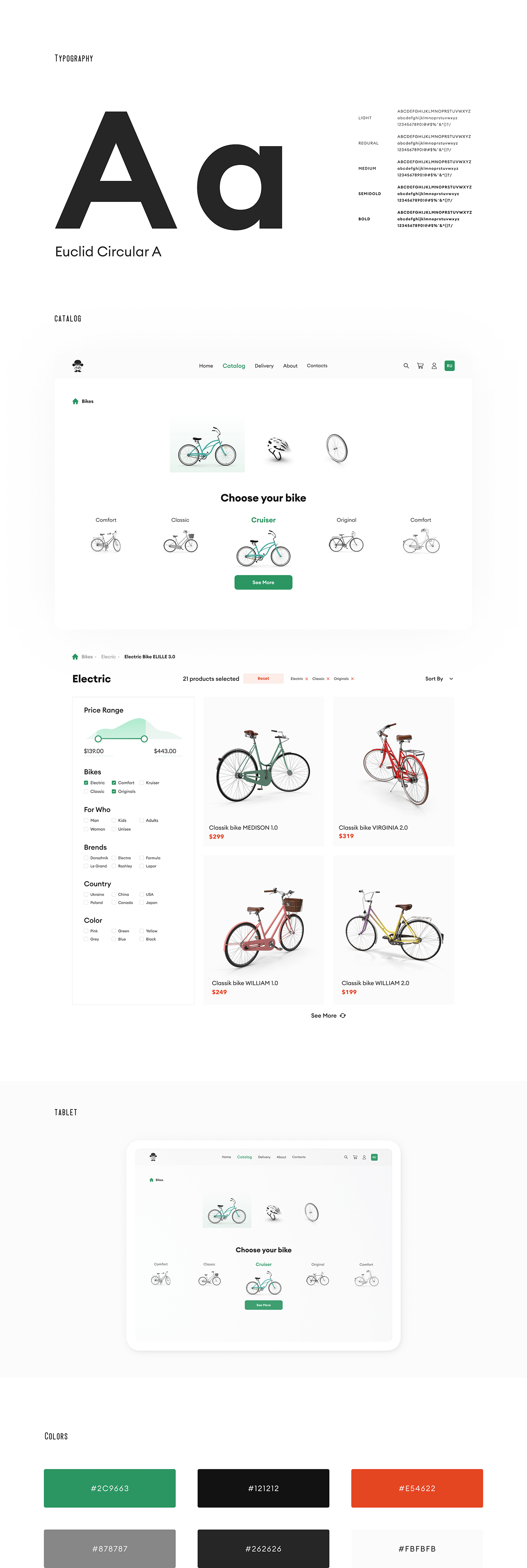 animation  bikes e-commerce Figma UI ux Web Design 