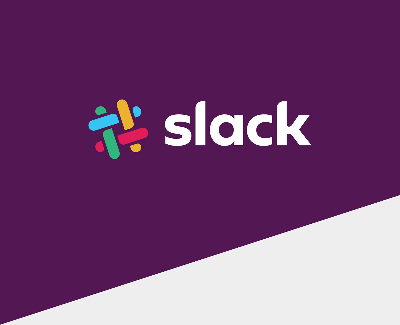 slack rebranding Pentagram hash app RESTYLING premium logo redesign