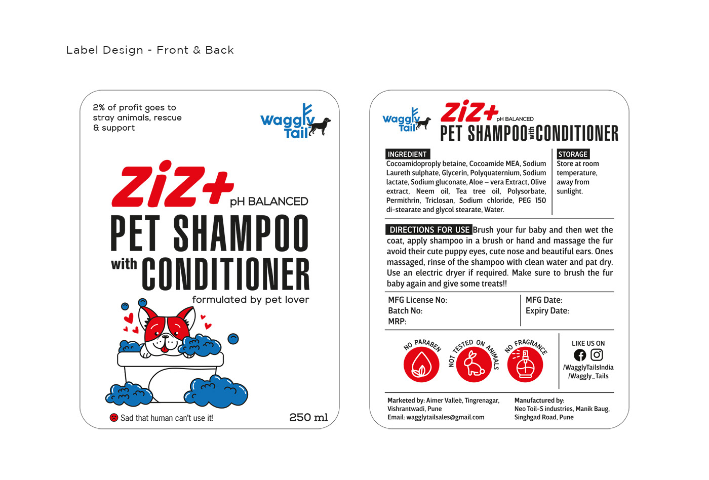 Dog Shampoo label design Pacakging design pet product label pet product packaging pet shampoo