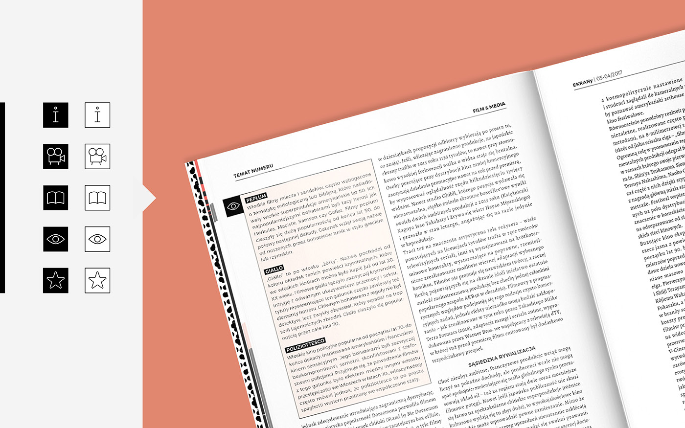 magazine editorial design  Magazine Redesign editorial Layout re-design ekrany screens ILLUSTRATION  typography  
