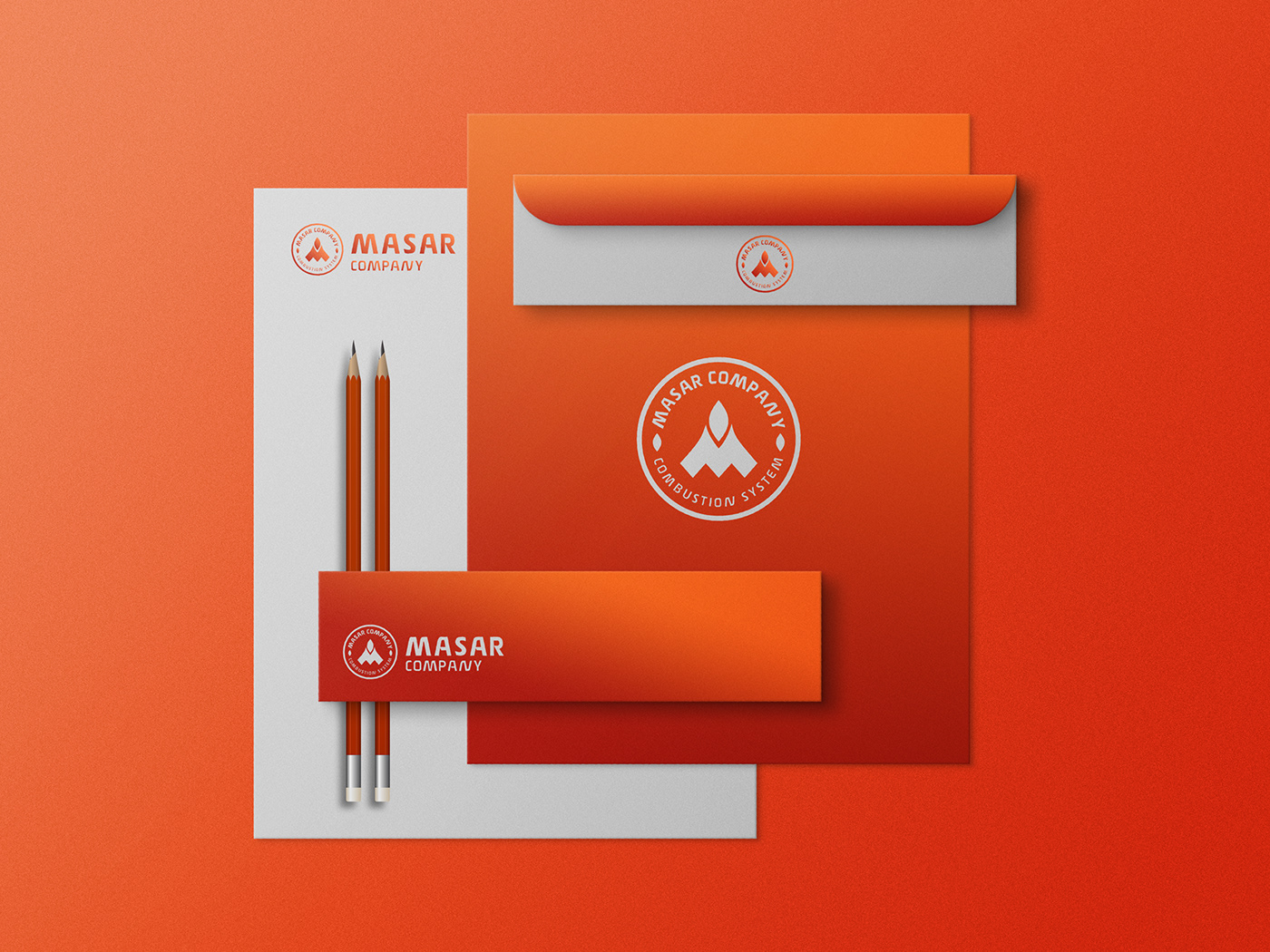 Masar fire system logo design identity photoshop ILLUSTRATION  company branding 