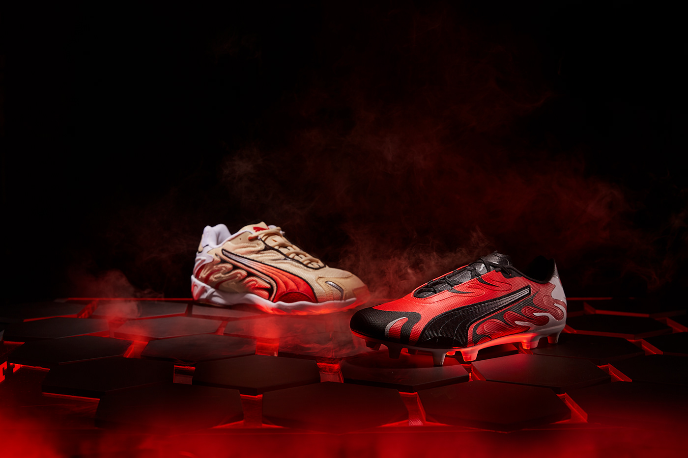 commercial future Photography  puma red retouching 