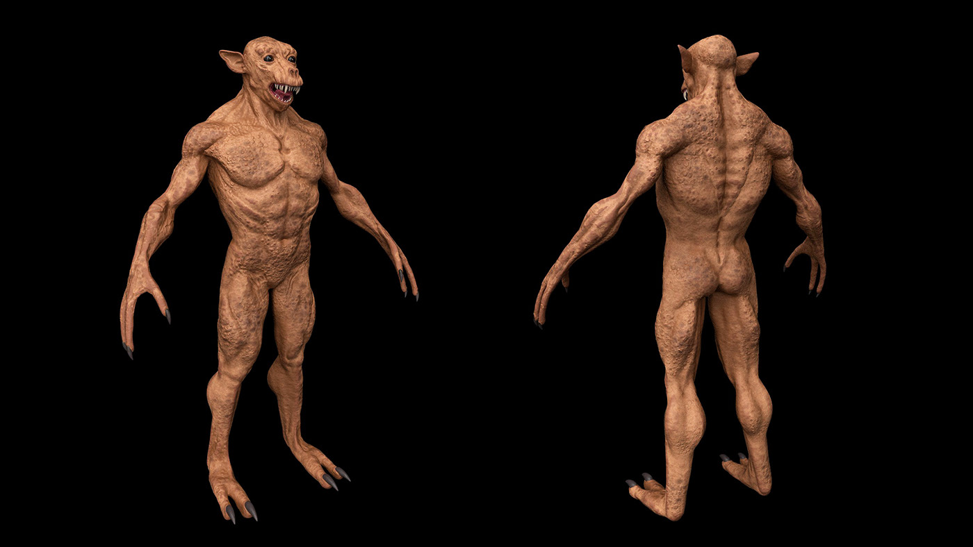 Character design  3d modeling Zbrush modeling Unreal Engine 5 Digital Art  3Dsculpt   3dmodel Creature Design 3dcharacter