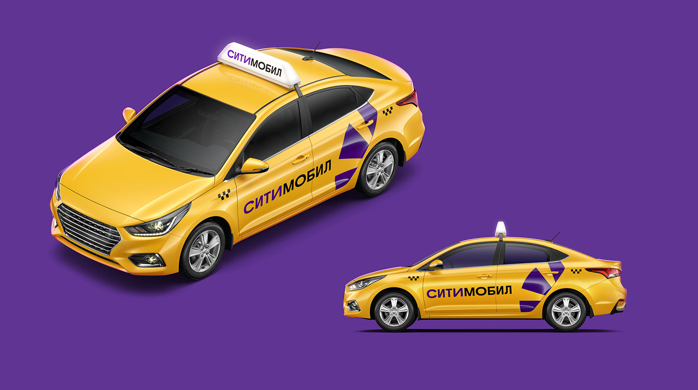 brand branding  Cars Citymobil design identity taxi visual identity
