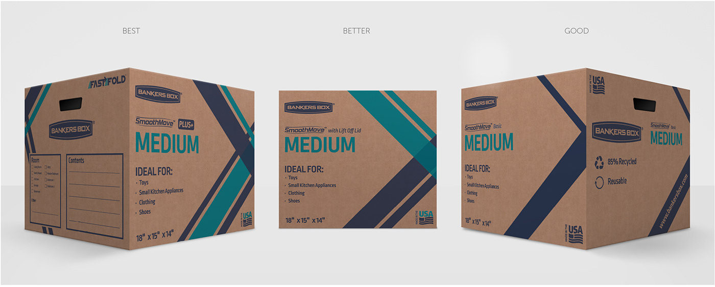 Packaging Brand ID chicago design firm color premium Amazon designers product cool