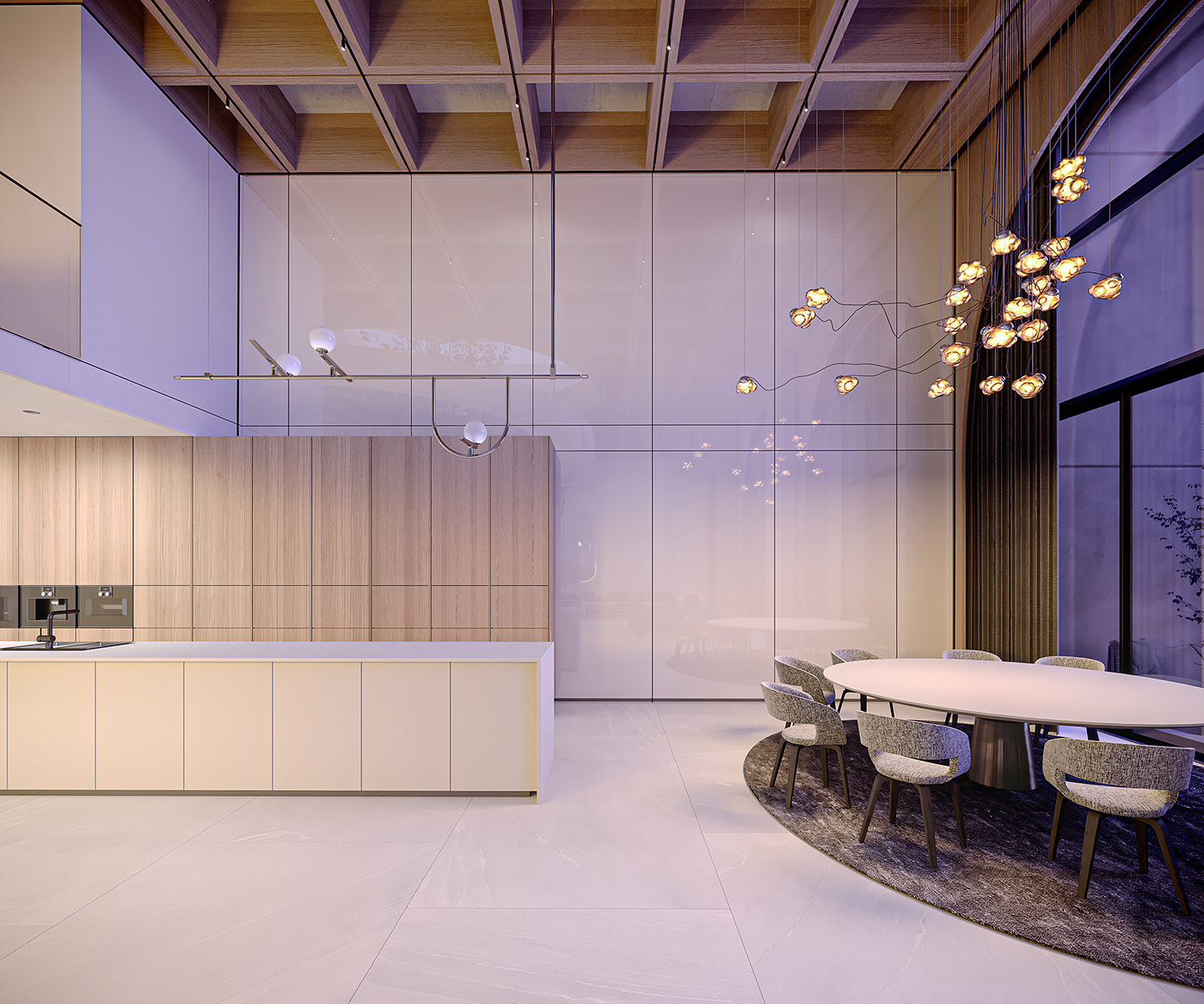 3D architecture Interior interior design  interiordesign living room modern Render visualization vray