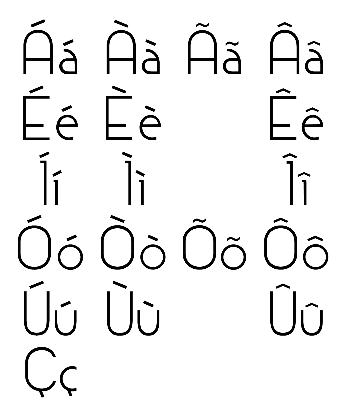 Typeface Circuito Regular tipografia types digital