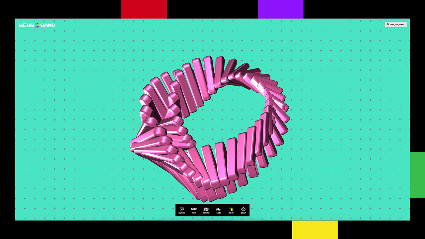 pixel pixelart pink oldschool Brutalist web-gl web3d neon jewelry user interface