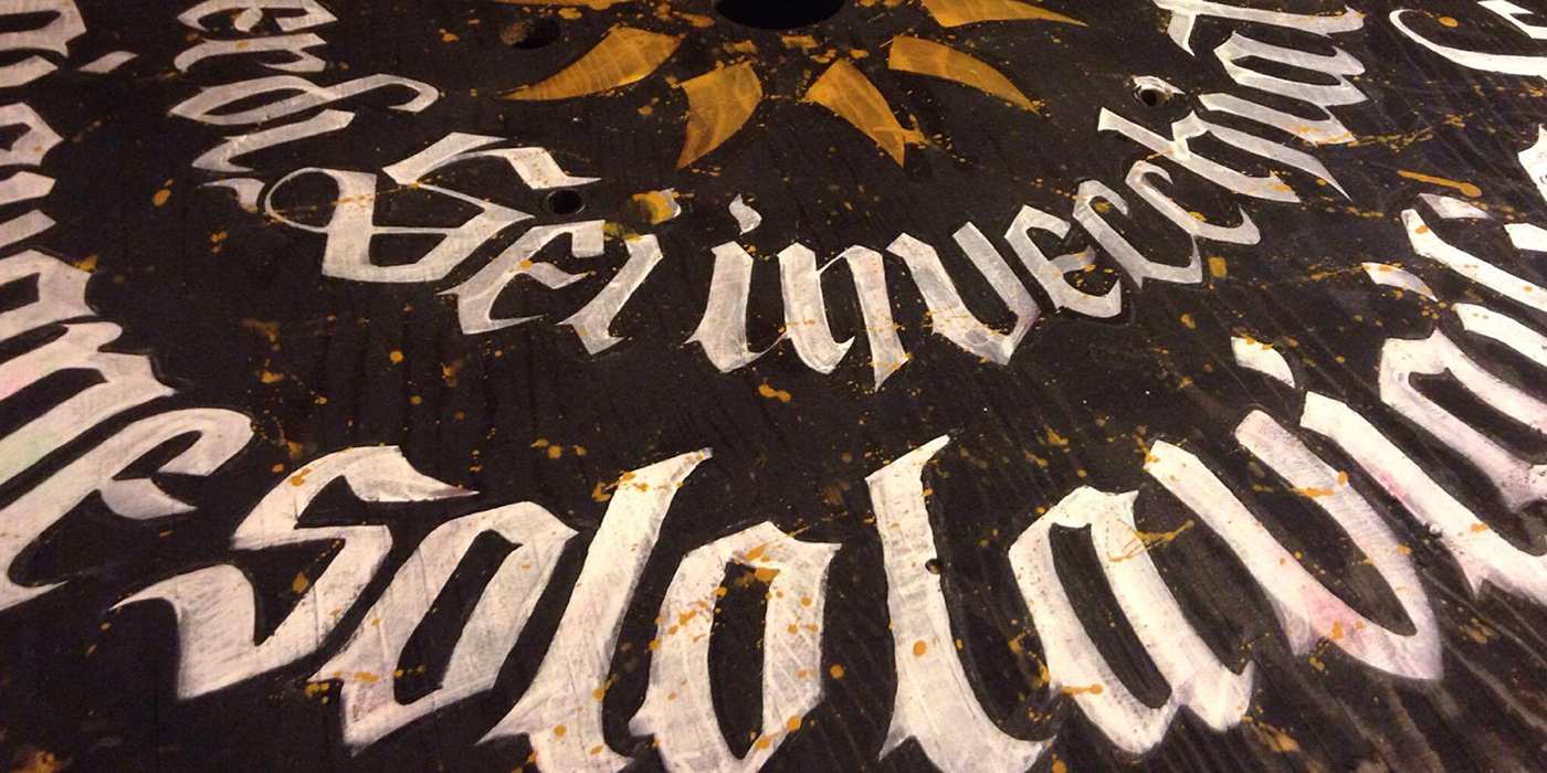 Calligraphy   table handmade brush calligraffiti gothic font calligrafia arte art