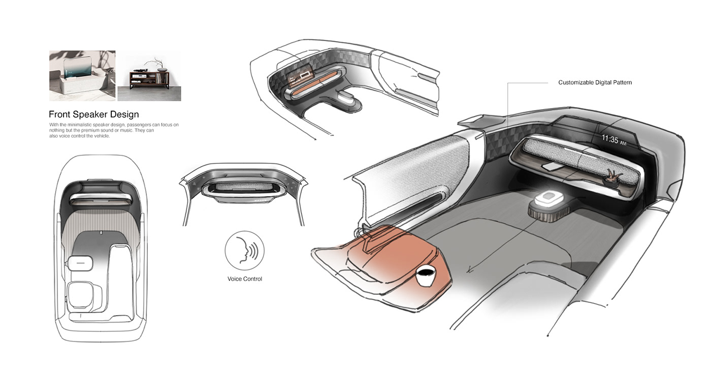 Automotive design Automotive interior car design car Interior design future mobility interior design  Mobility Design