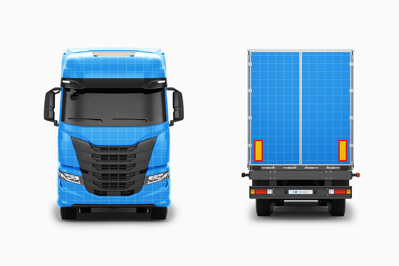 brand identity Cargo delivery IVECO lorry shipping trailer Transport Truck wrapping
