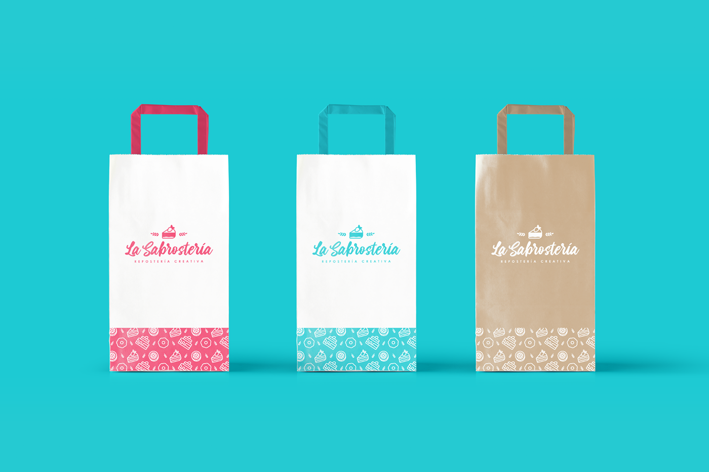 bakery cake cute colorful branding  Logotype identity pasteleria reposteria brand