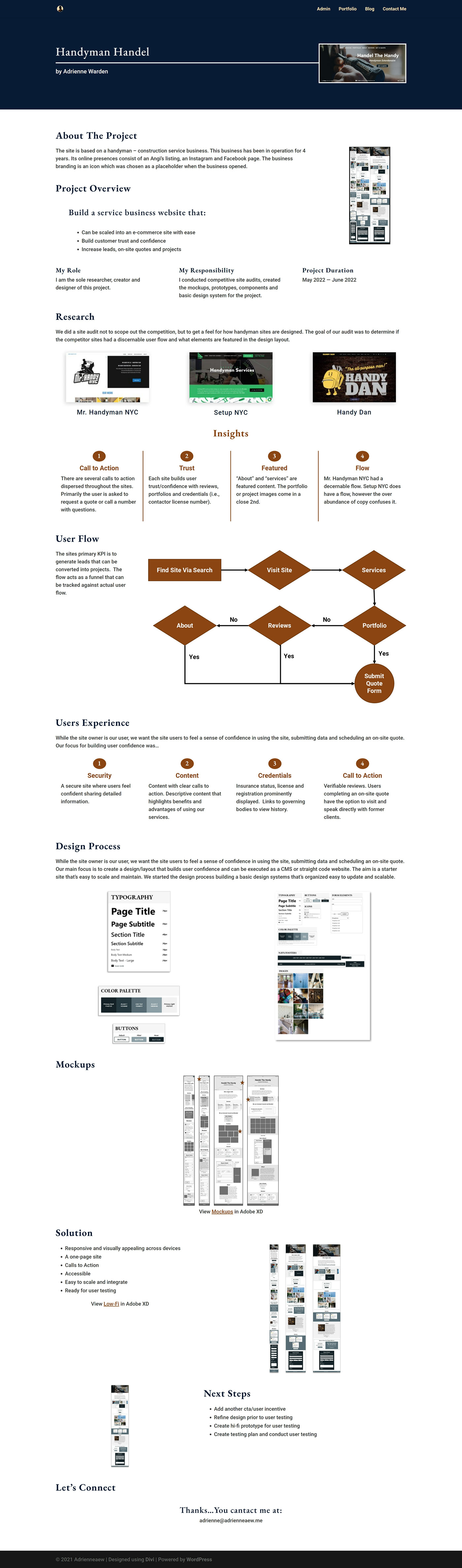 Case Study landing page Prototyping UI/UX Web Design  web development 