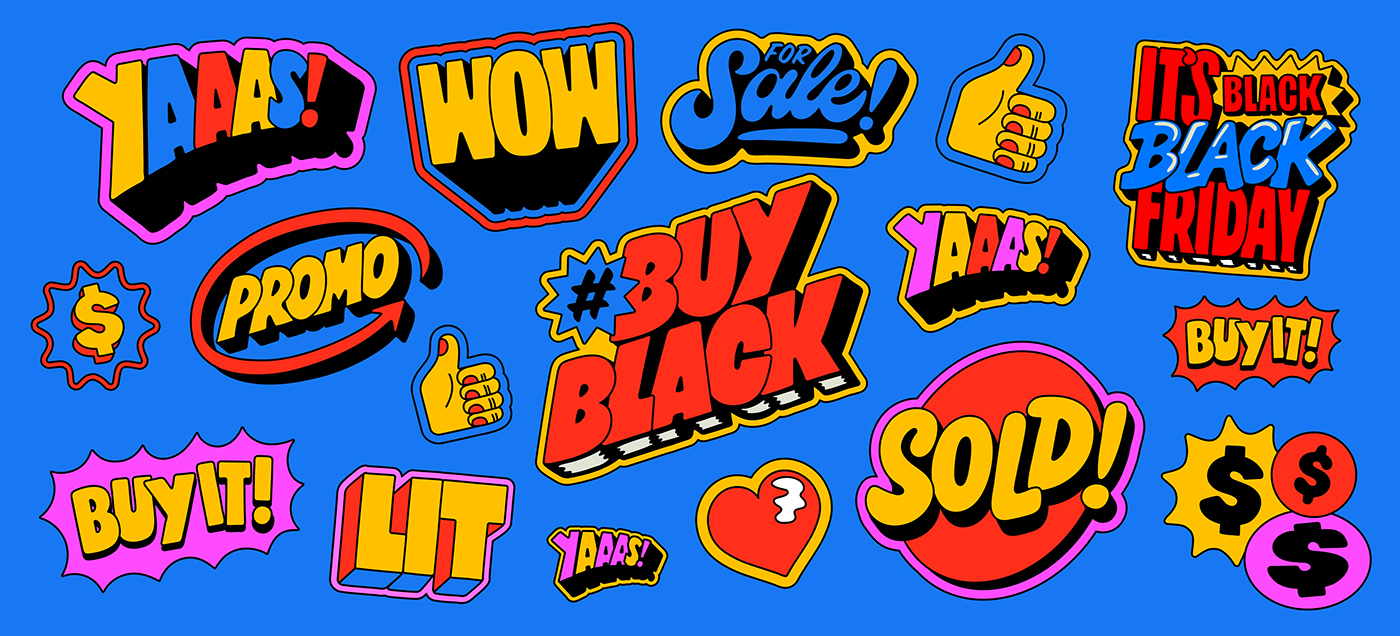 black black people buyblack campaign facebook stickers
