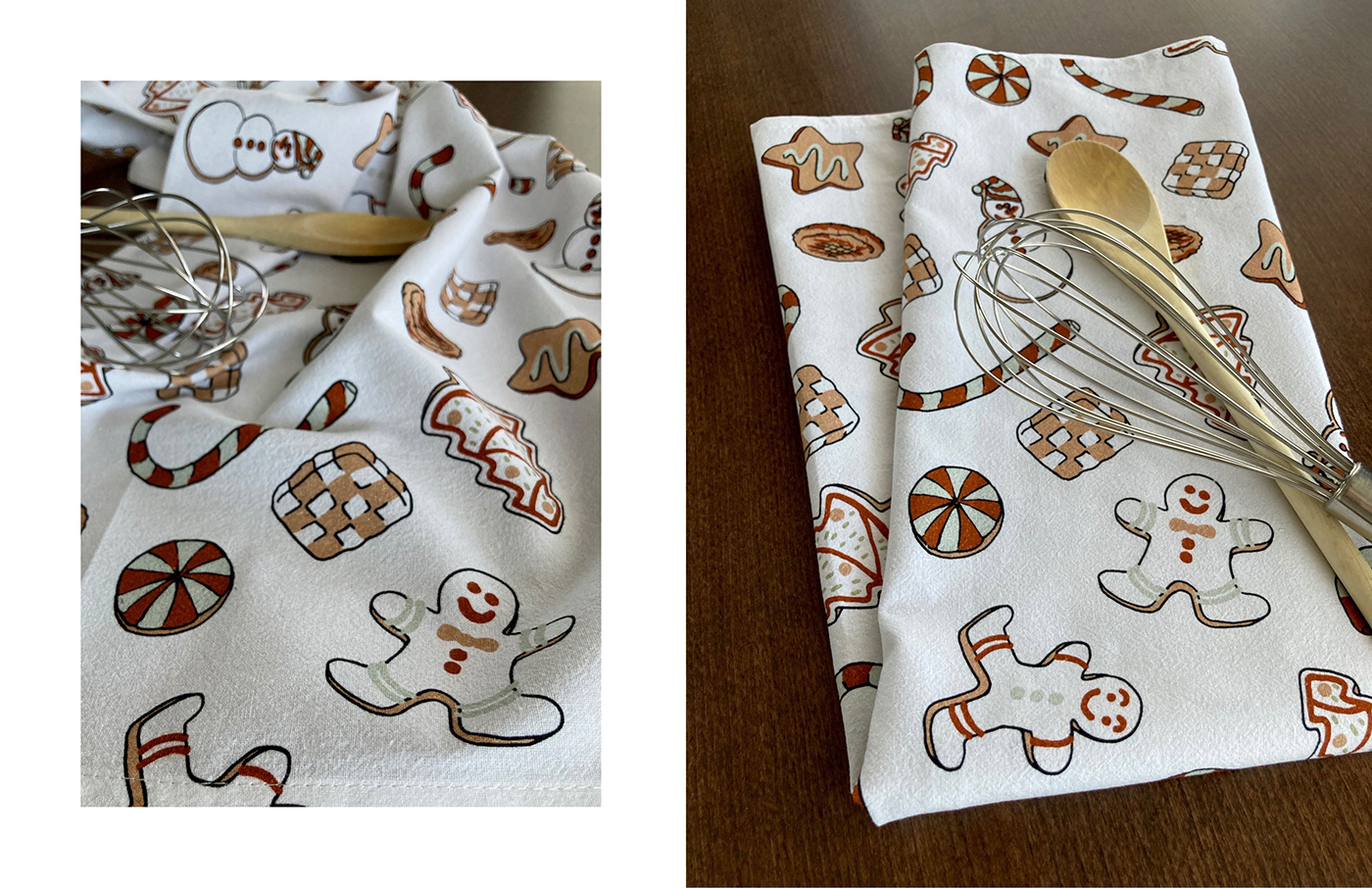 Christmas Cookies Tea Towel