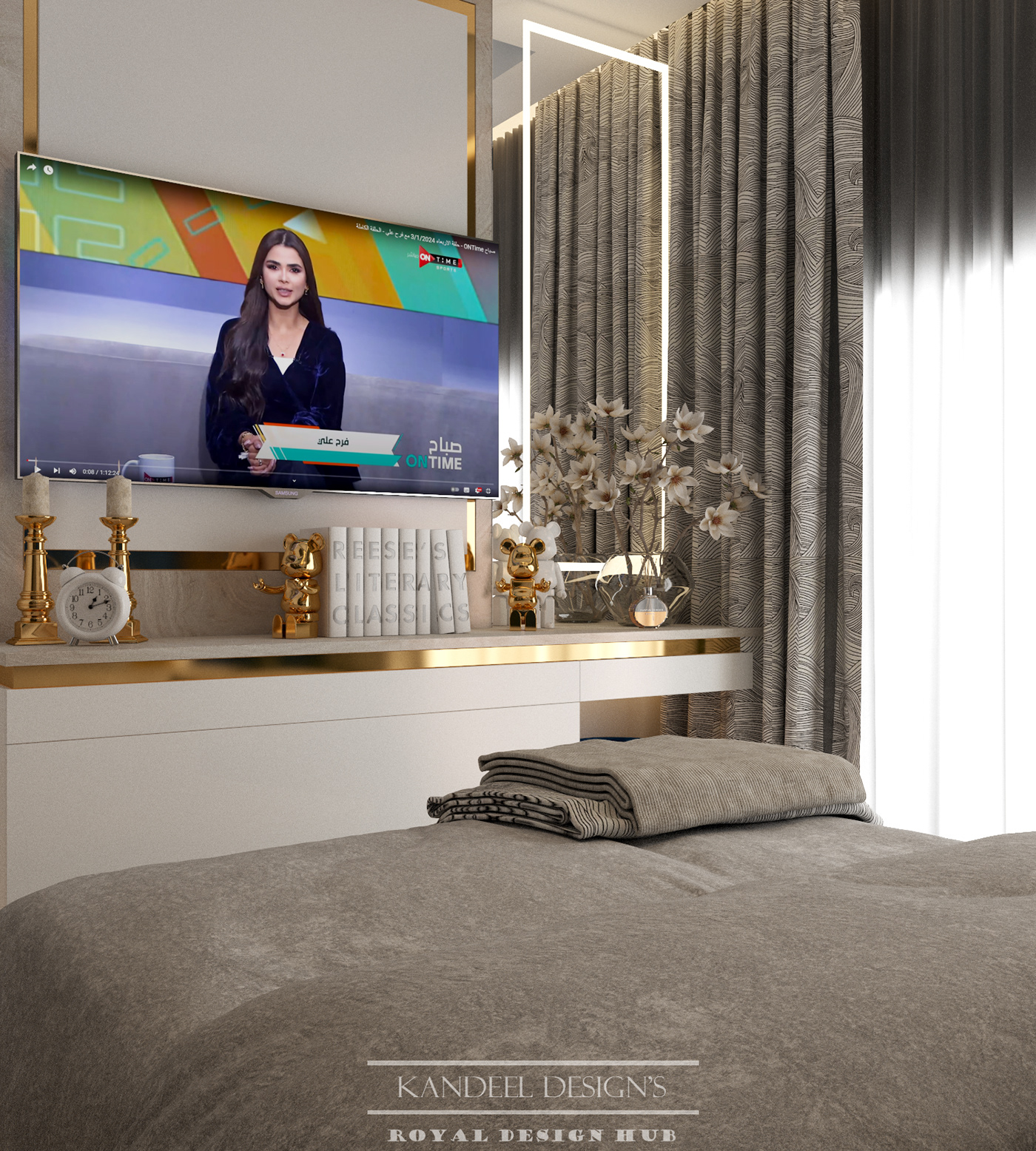 bedroom bedroom design bed Bedroom interior architecture interior design  visualization modeling apartment neoclassic