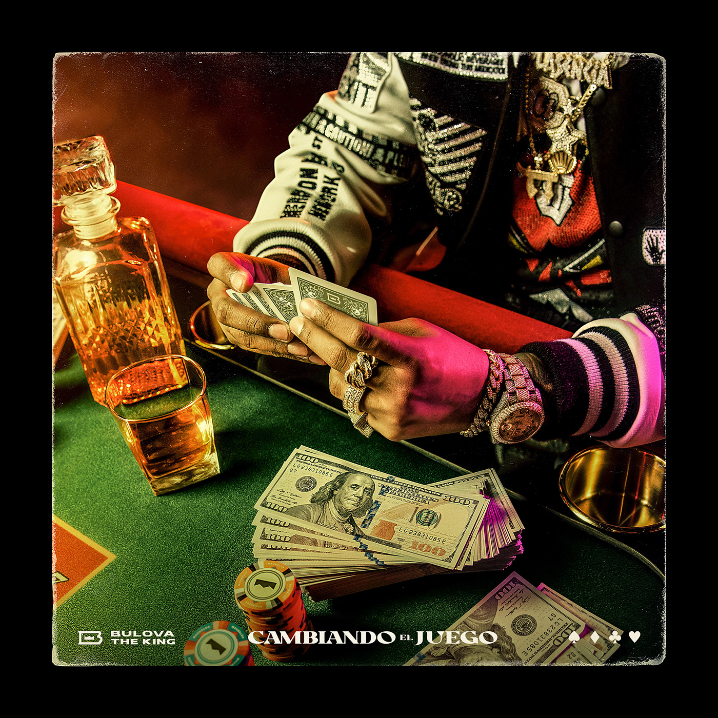 Album Bulova Cambiando el juego Changing the game dembow Latin Maney imagination music photoshop retouching 
