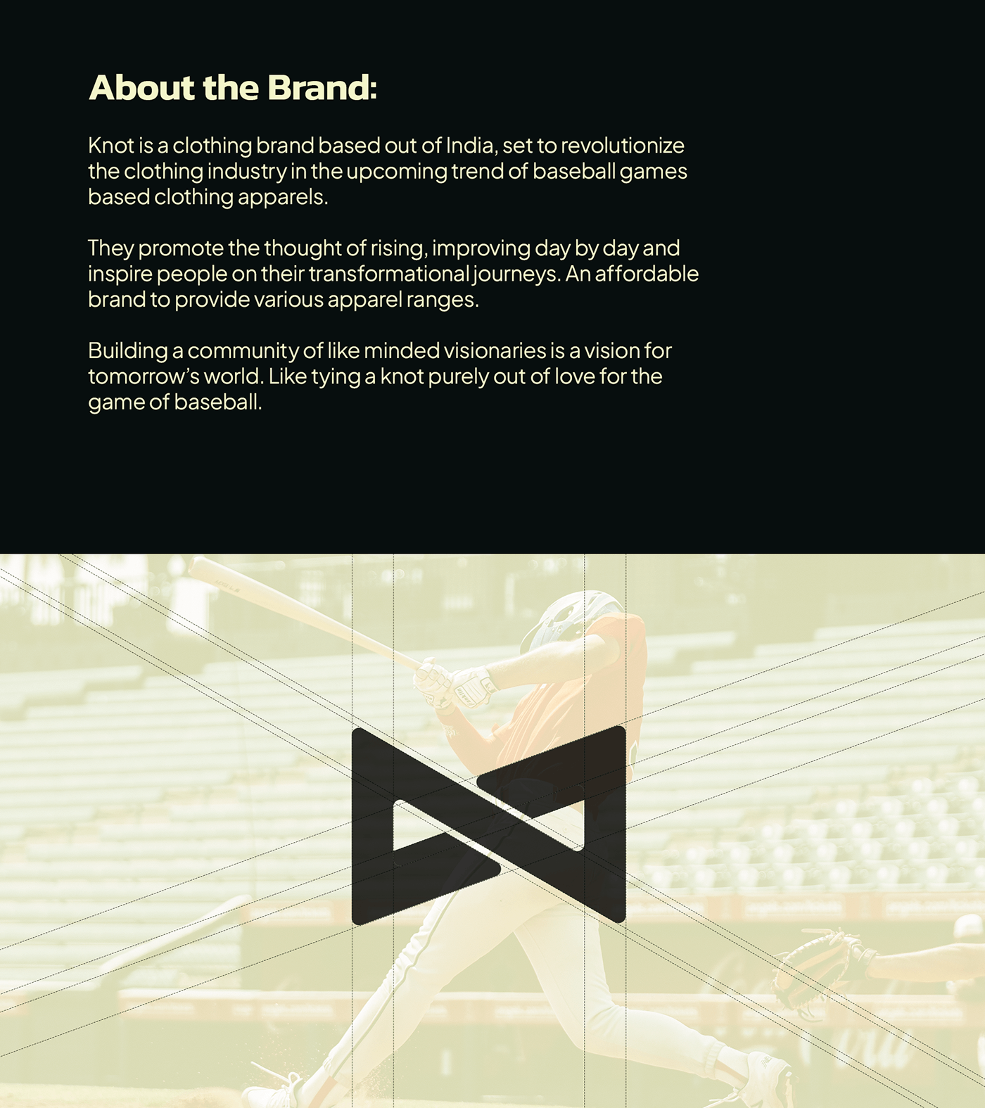 about the brand and the logo construction is being shown in this image 