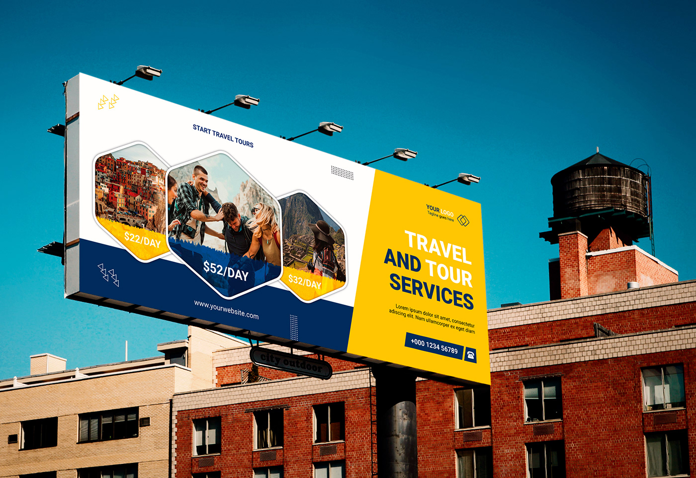 banner banner design billboard billboard design Travel Billboard Travel Billboard Design