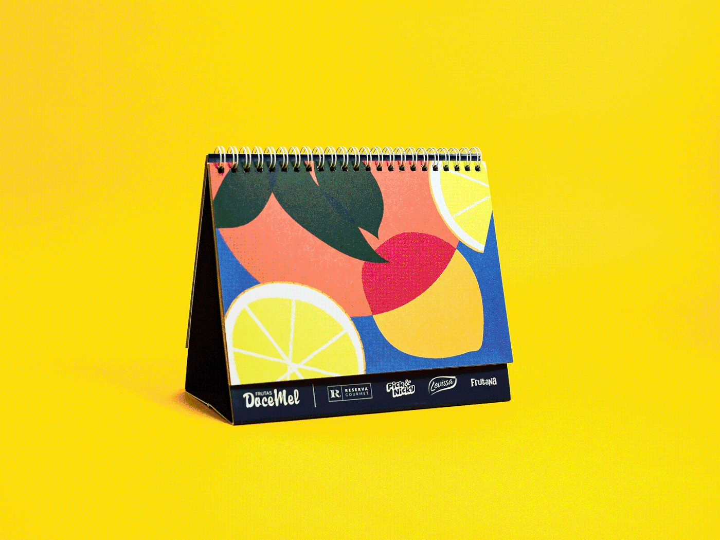 calendar calendario desenho doce mel fruits frutas ILLUSTRATION 