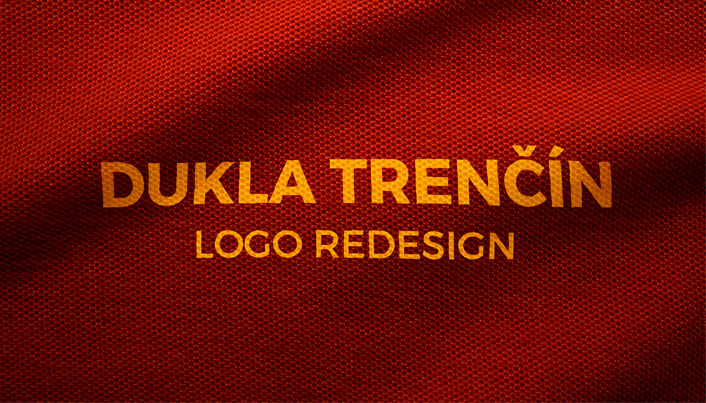 logo design Dukla Trenčín redesign branding  hockey