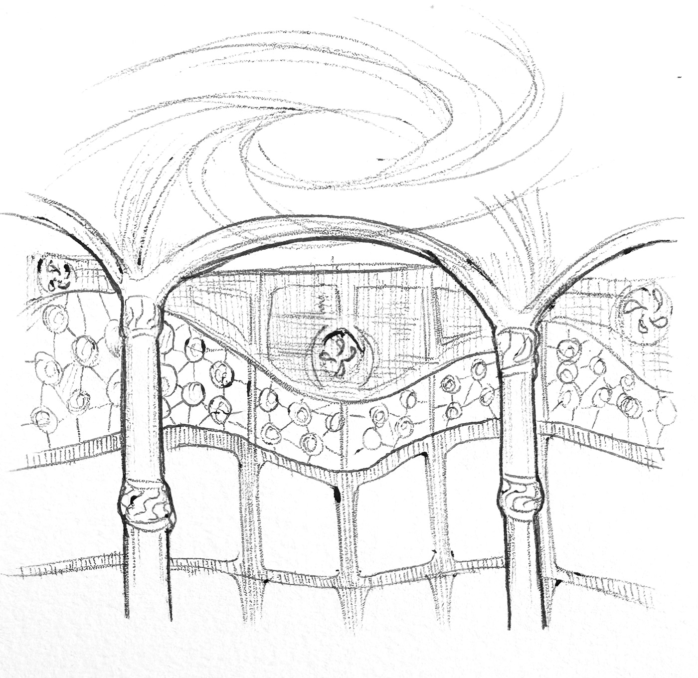 architecture sketches concept design Elevations bathroom design fantastical plans