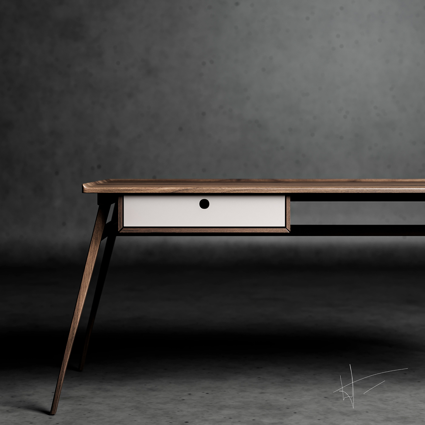 3ds max 47 street archiviz corona renderer furniture design  Scandinavian design table wood wood table