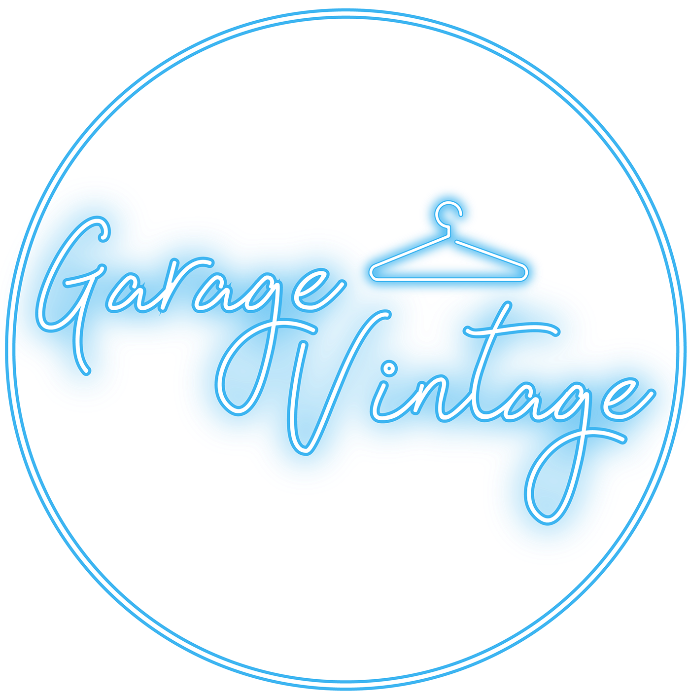 banner digital post design vintage Picture logo