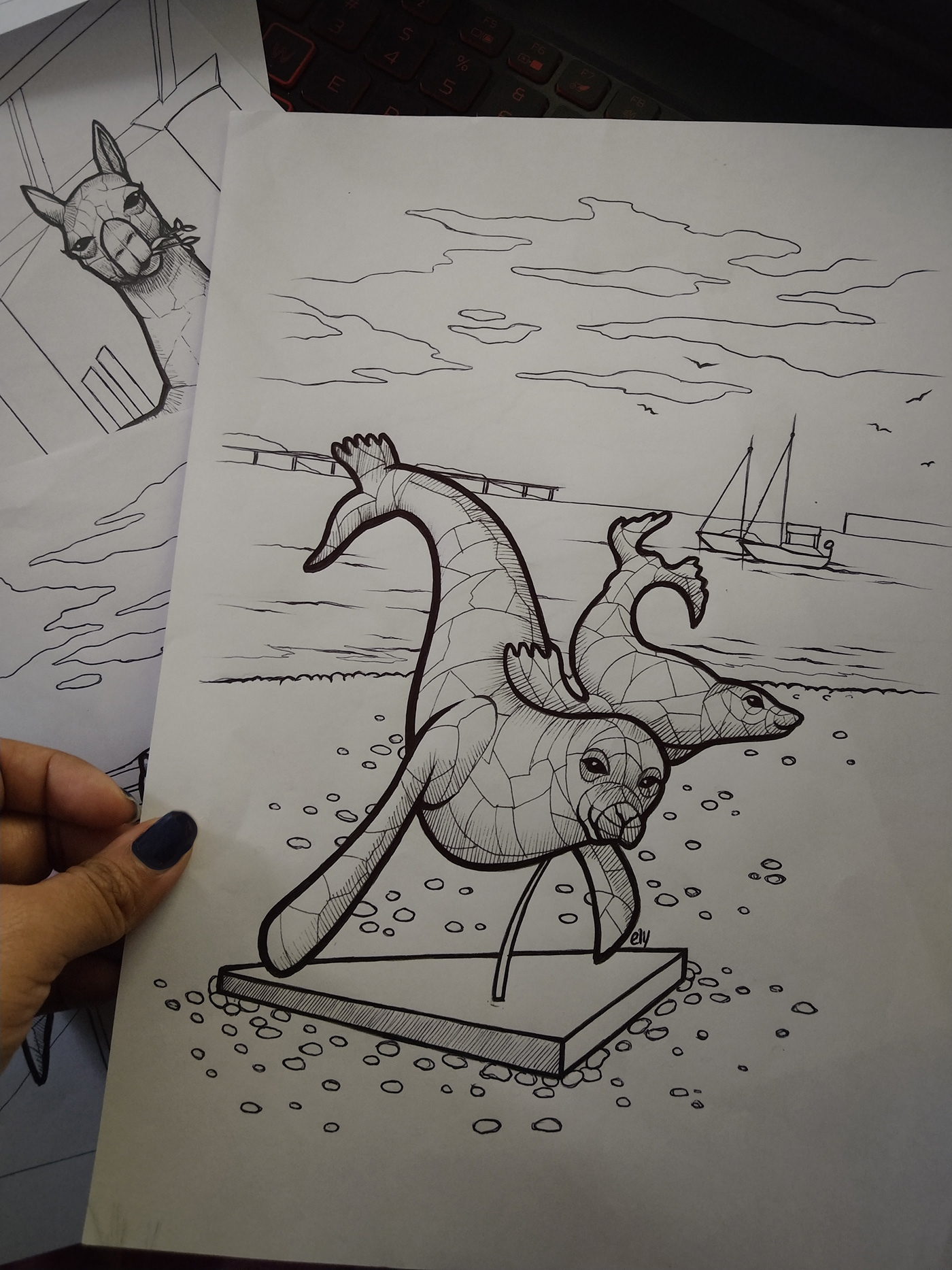 ilustración infantil diseño gráfico dibujo ilustracion animales patagonia