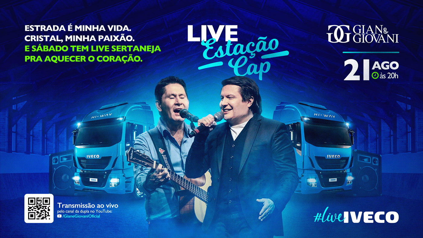 Matte Painting Truck live live music sertanejo IVECO diadasmulheres