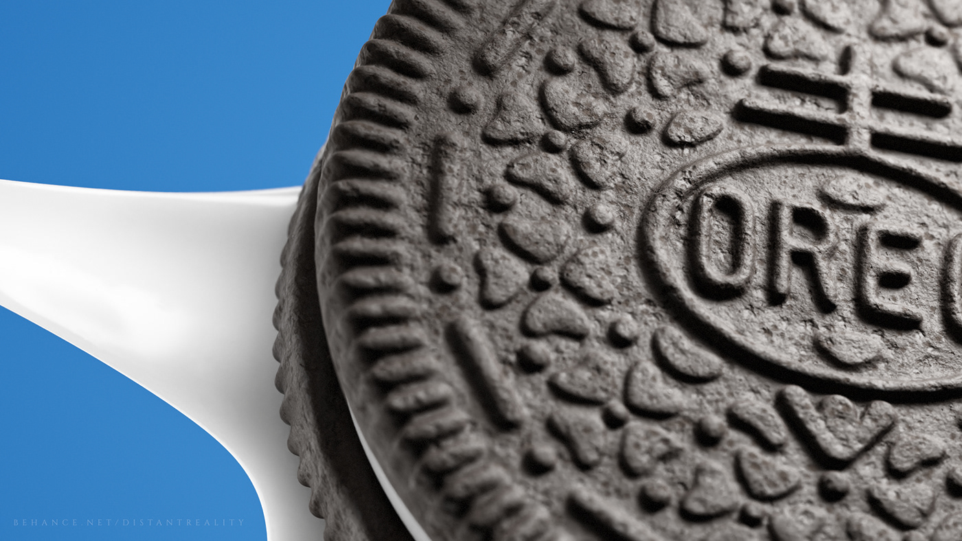 Advertising  Candy commercial Lighitng milk oreo product