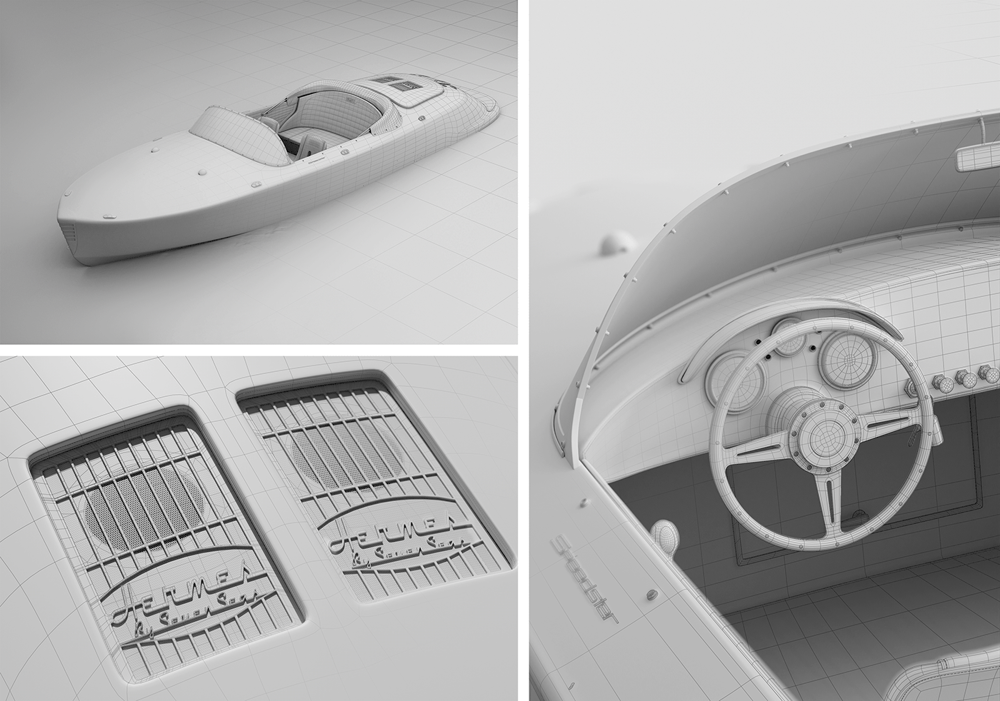 3D 3d modeling blender boat CGI cycles Render Substance Painter visualization yacht