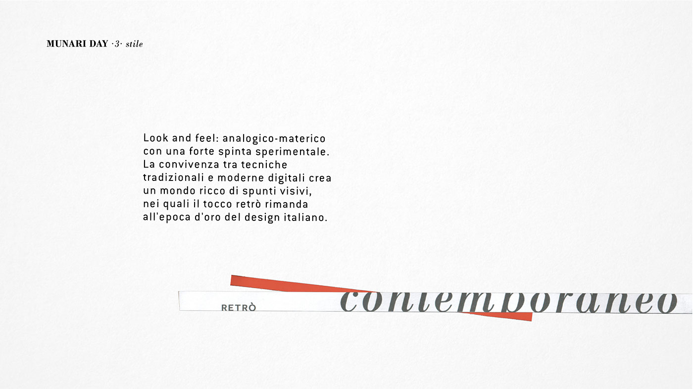munari promo video motion stopmotion 3Dtypo handmade typography   bodoni italiandesign