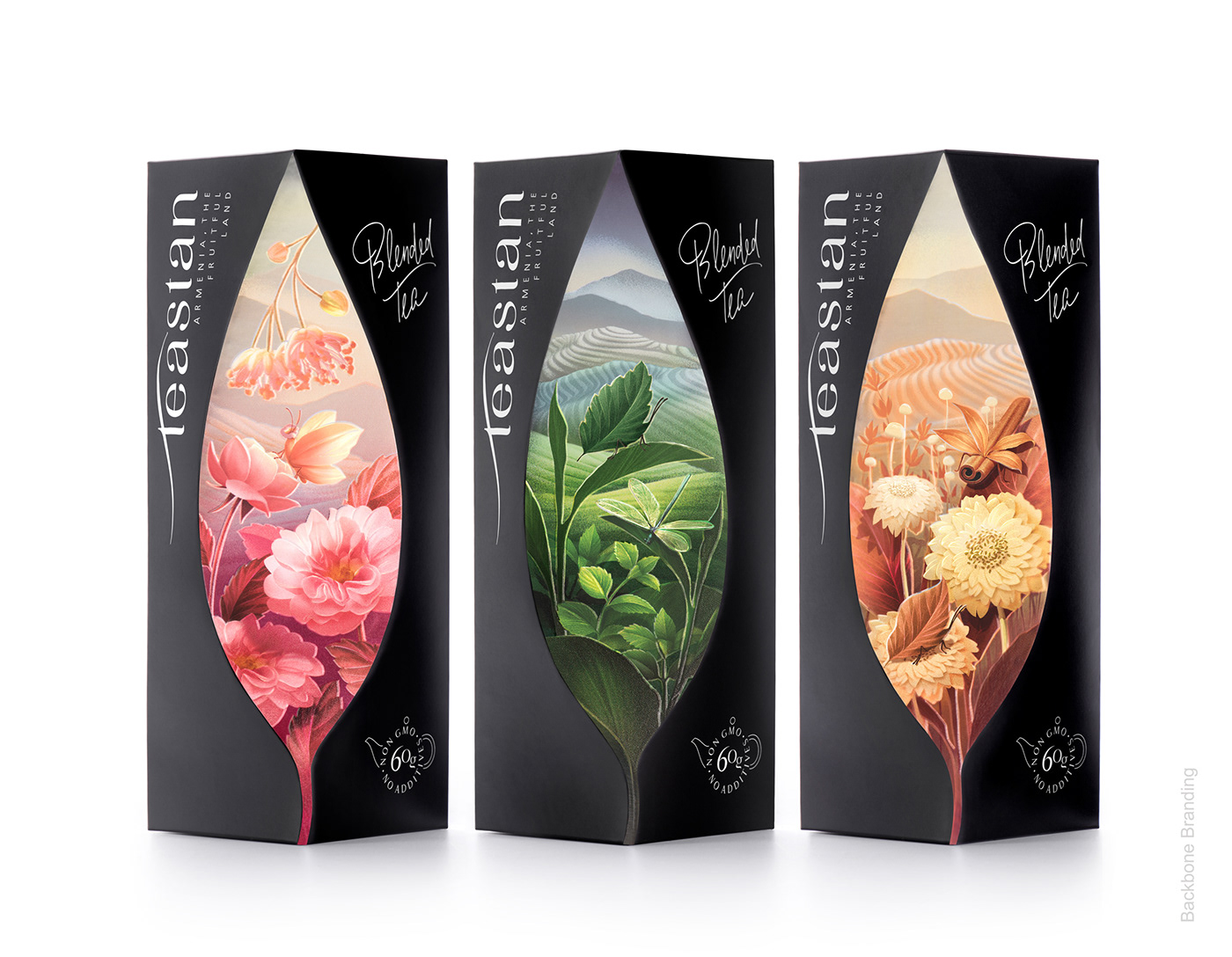 branding  Flowers ILLUSTRATION  Nature Packaging tea