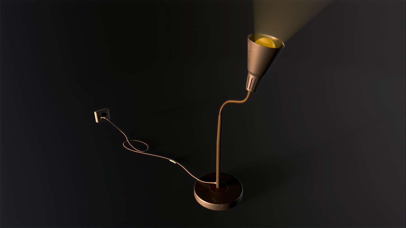 3D 3dmodeling gameready Lamp light Low Poly Marmoset Maya props Realism