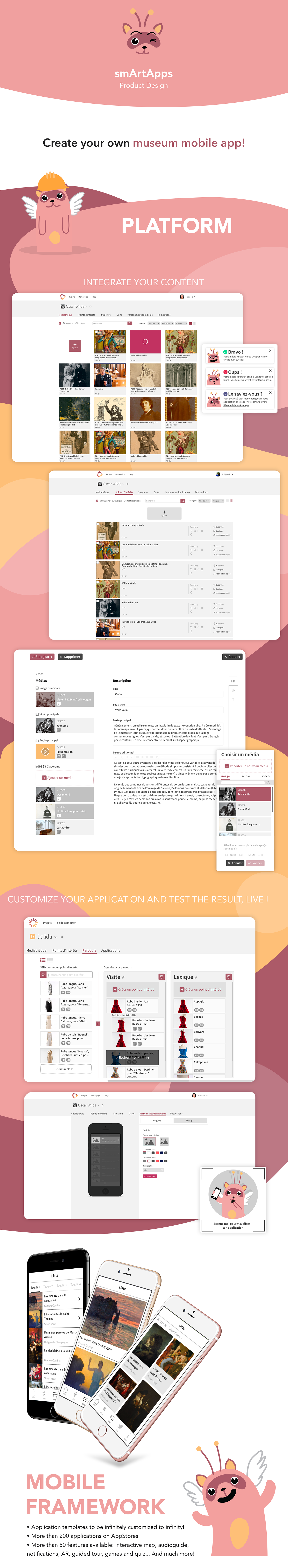 museum app Museum Application SAAS Platform product design  build application personalization personalize app