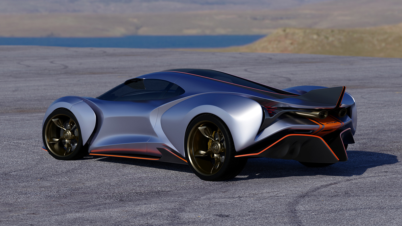 automotive   brand identity cardesign concept McLaren supercar
