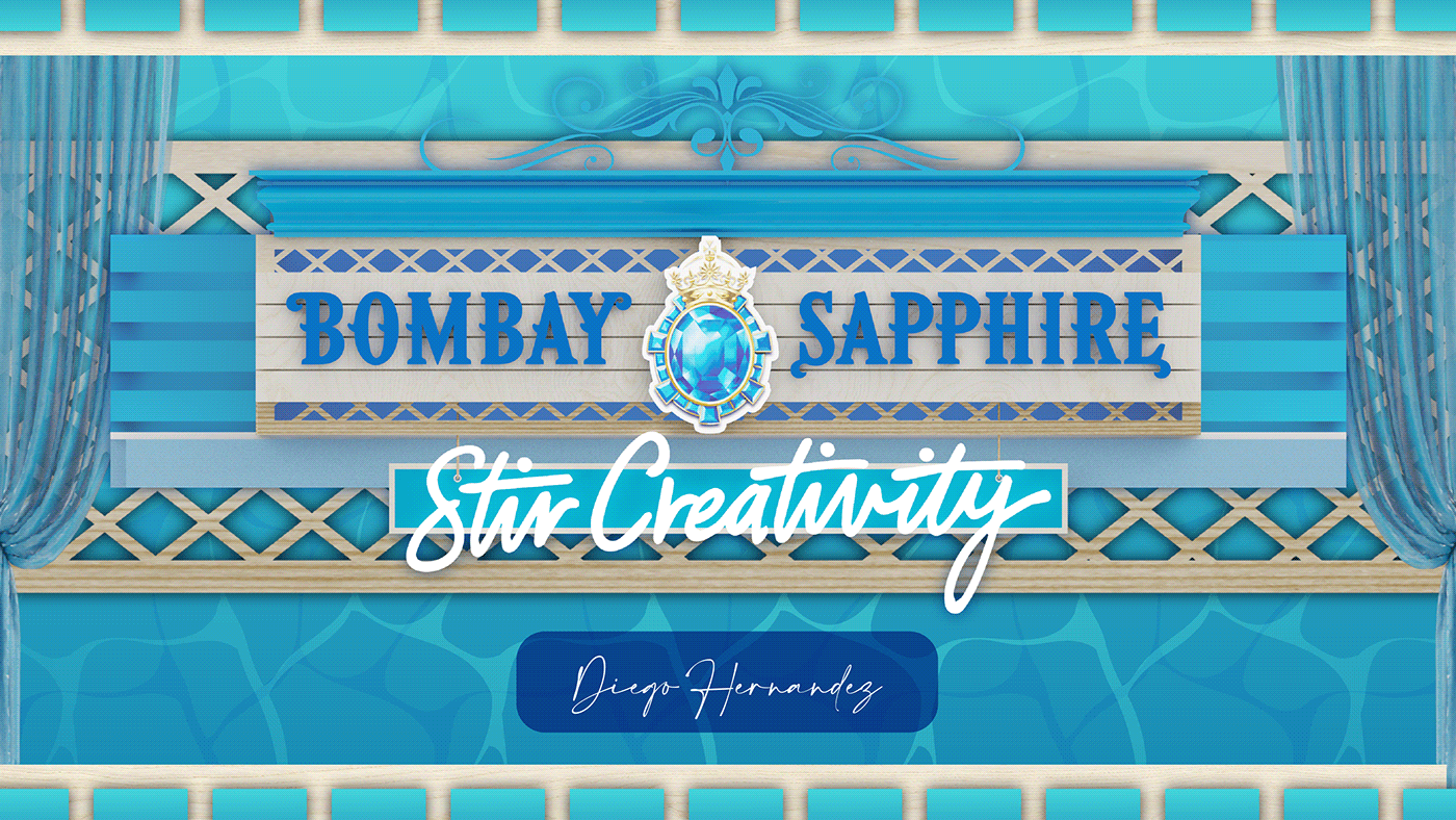 bombay Bombay Sapphire design Exhibition  Geneva ginebra gondola industrial design  liquor punta de góndola