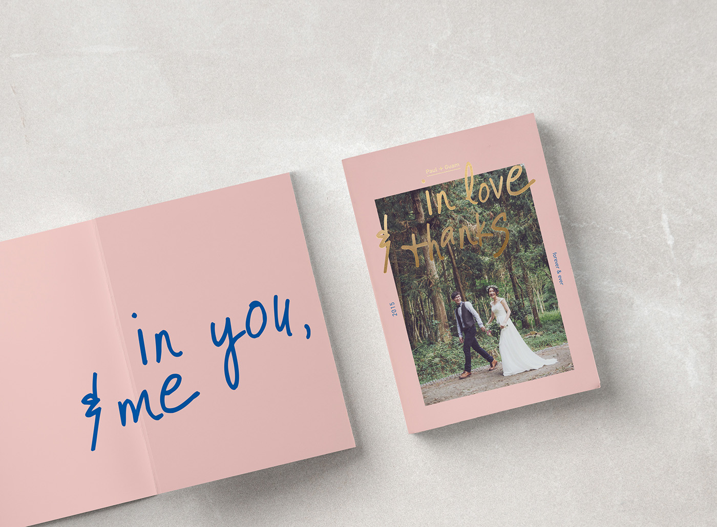 Layout graphicdesign cover Invitation card envelope handwritten pink blue wedding weddingpackaging