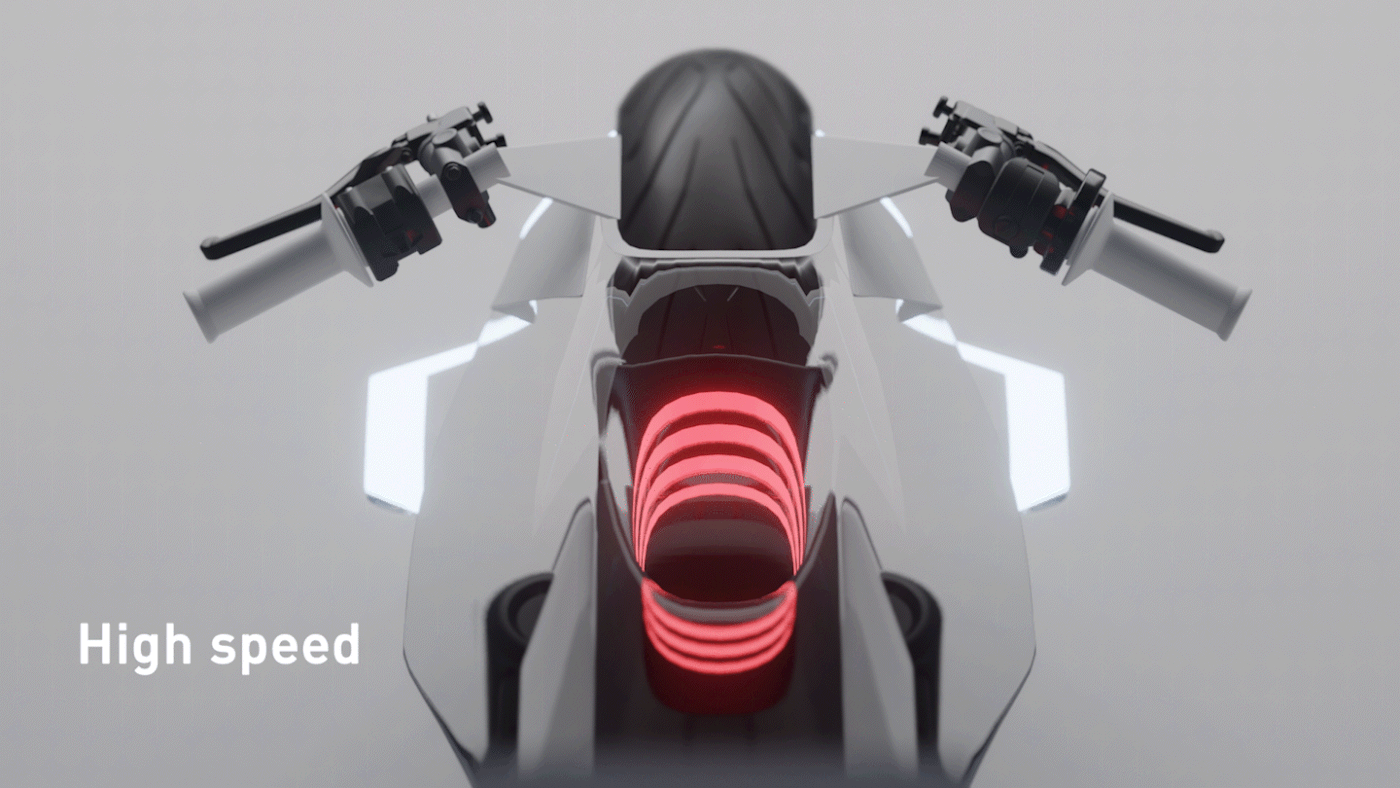 This shape-shifting electric bike for short riders gets translucent body frame to expose the innards