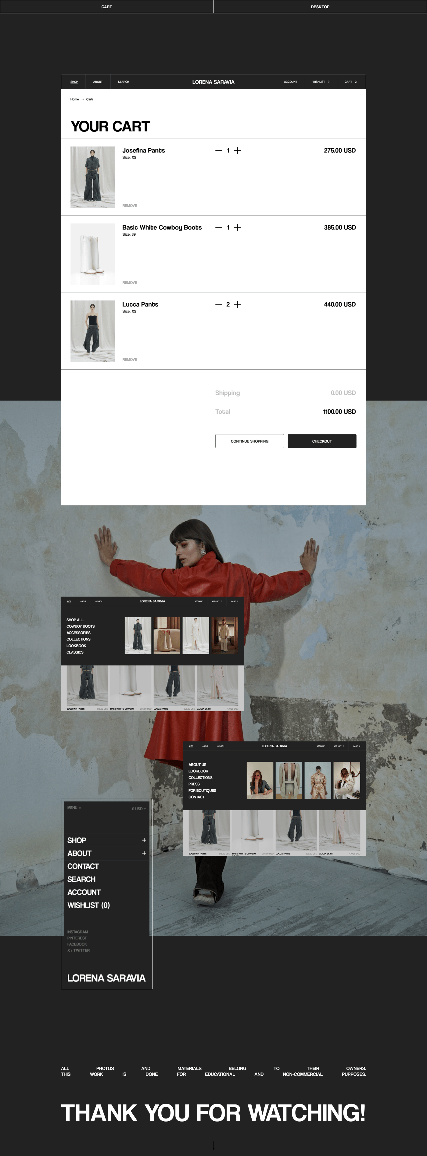 Ecommerce Website Design UI/UX online store Fashion  wear Clothing Web Design  Website ui design