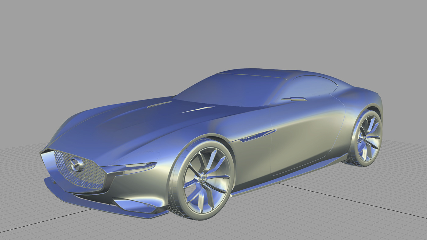 Autodesk Alias surfacing styling  Automotive design mazda Kodo design CAS mazda rx vision 3D